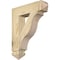 Ekena Millwork Funston Arts & Crafts Rough Sawn Bracket, Douglas Fir, 4"W x 18"D x 22"H BKT04X18X22FST03RDF - alternate 1